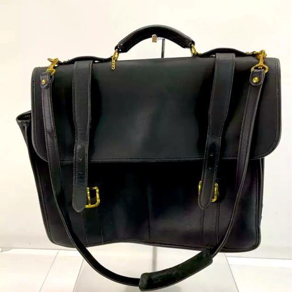 Jack Georges Other - Jack Georges Black Briefcase Bag USA